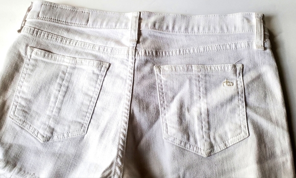 Rag & Bone Raw Hemmed/Cut Off  White Shorts sz 26 - Picture 2 of 4
